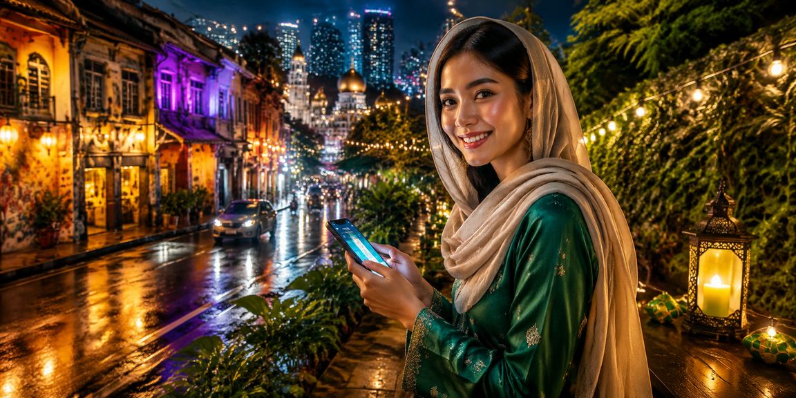 Pengguna mobile casino di Pulau Pinang semasa Hari Raya