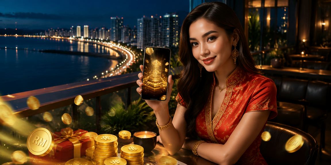 Pemain menggunakan telefon mudah alih untuk main roulette di Pulau Pinang